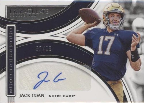2022 Panini Immaculate Collection Collegiate Jack Coan #II-JCO