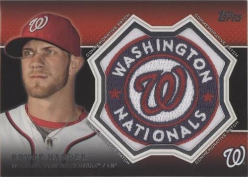 2014 Topps #CP-6 Bryce Harper Commemorative Patches | eBay