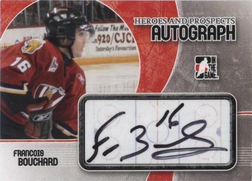 2007-08 In the Game Heroes and Prospects - Francois Bouchard #A-FB