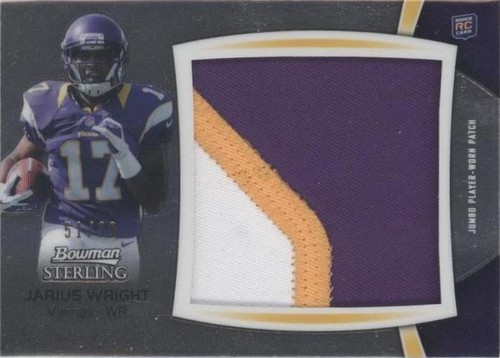2012 Bowman Sterling Jarius Wright #BSJRP-JW
