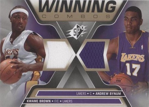 2006-07 SPx - Andrew Bynum/Kwame Brown #WC-BB
