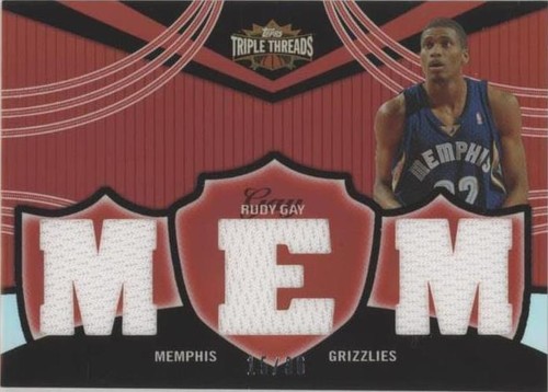 2006-07 Topps Triple Threads - Rudy Gay #TTR-83