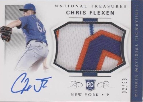 2018 Panini National Treasures - Chris Flexen #28