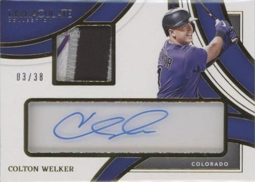 2022 Panini Immaculate Collection - Colton Welker #ICP-WE