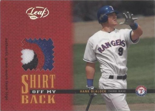 2004 Leaf - Hank Blalock #SOMB-25