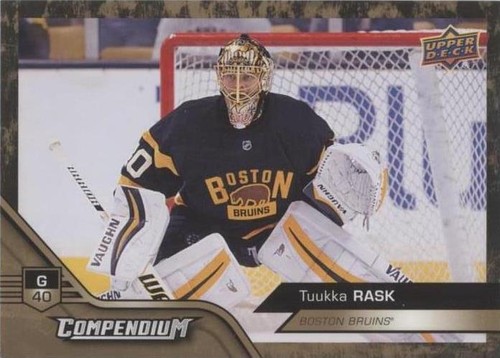 2016-17 Upper Deck Compendium - Tuukka Rask #620