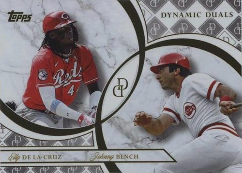 2024 Topps Dynamic Duals - Elly De La Cruz Johnny Bench #4