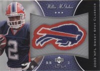 2003 Upper Deck Sweet Spot Willis McGahee #P-WM