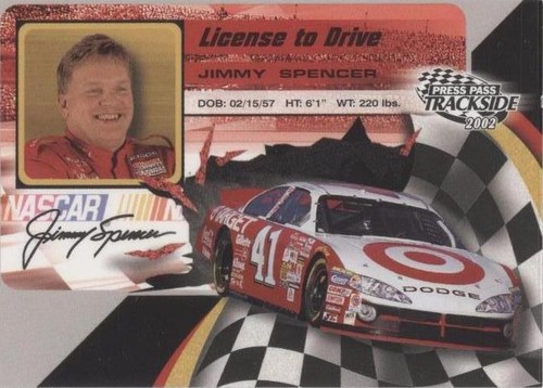 2002 Press Pass Trackside - Jimmy Spencer #LD 31