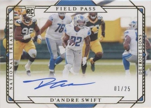 2020 Panini National Treasures D'Andre Swift #FP-DS