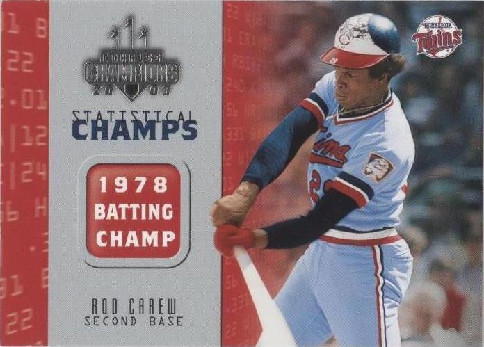 2003 Donruss 冠军 - Rod Carew #SC-27