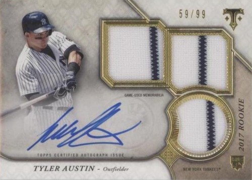 2017 Topps Triple Threads - Tyler Austin #RPA-TA