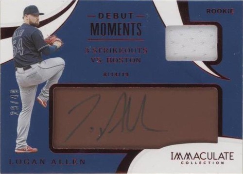 2020 Panini Immaculate Collection - Logan Allen #DM-LA