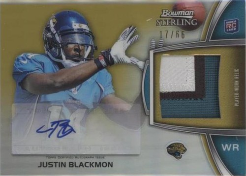 2012 Bowman Sterling Justin Blackmon #BSAR-JB