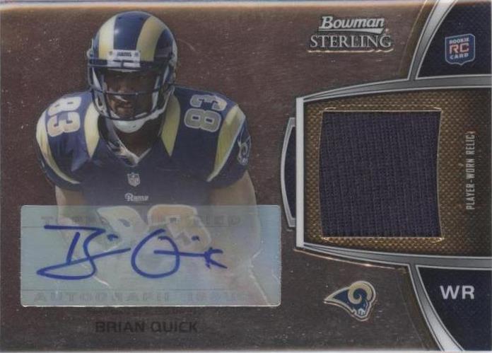 2012 Bowman Sterling Brian Quick #BSAR-BQ