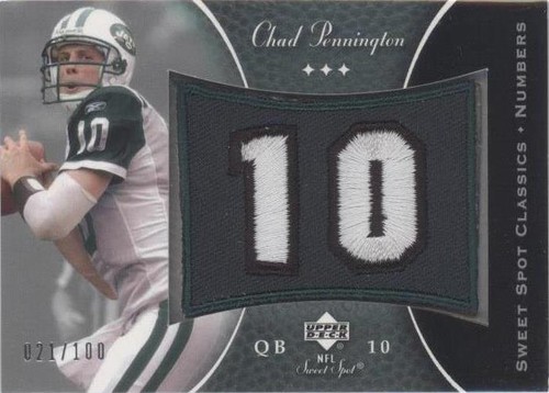 2003 Upper Deck Sweet Spot Chad Pennington #P-CP