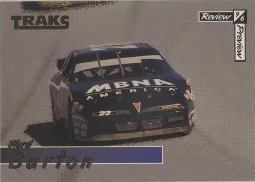 1996 Traks Review & Preview - Ward Burton #9