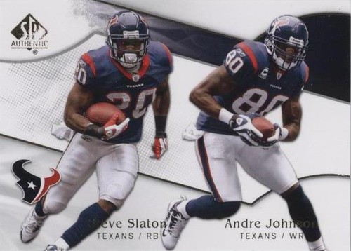 2009 SP Authentic Andre Johnson Steve Slaton #162