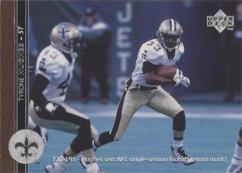 1996 Upper Deck Tyrone Hughes #199