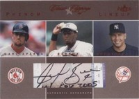 2004 Fleer Classic Clippings - Alex Rodriguez Angel Berroa Nomar Garciaparra #PLA-AB