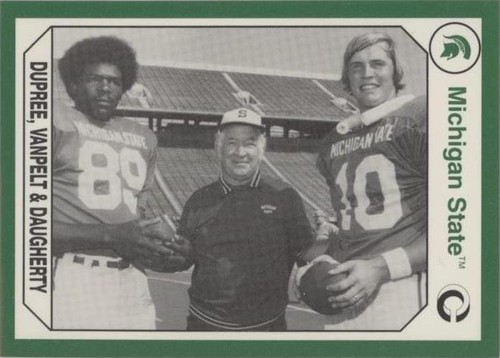 1990 Collegiate Collection Michigan State Spartans Billy Joe DuPree Brad Van Pelt Duffy Daugherty #92