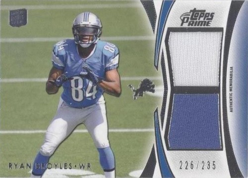 2012 Topps Prime Ryan Broyles #DR-RB