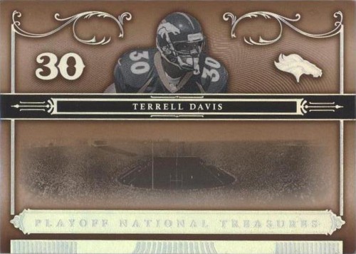 2006 Playoff National Treasures Terrell Davis #32