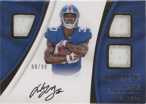 2017 Panini Immaculate Collection Wayne Gallman #PC-WG