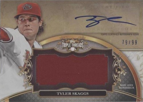 2013 Topps Triple Threads - Tyler Skaggs #UAJR-TS1