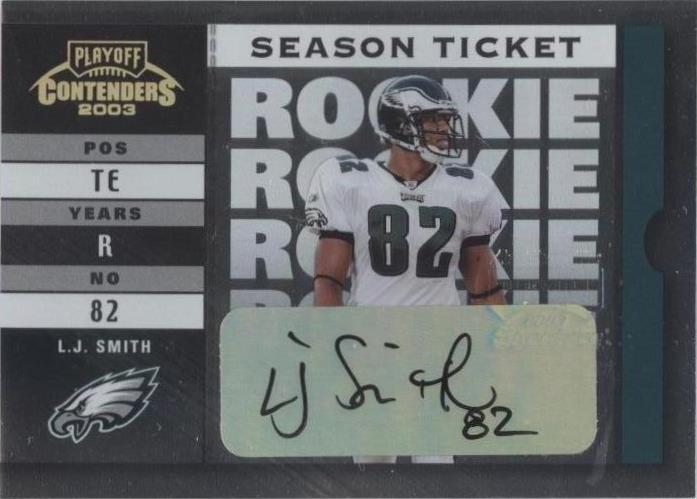 2003 Playoff Contenders L.J. Smith #170