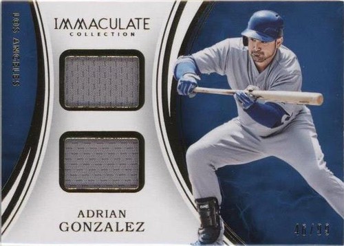 2016 Panini Immaculate Collection - Adrian Gonzalez #ID-AG