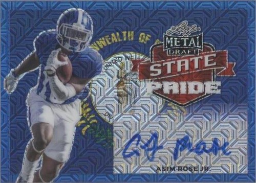 2021 Leaf Metal Draft Asim Rose Jr. #SP-ARJ