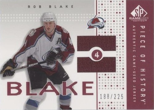 2002-03 SP Game Used - Rob Blake #PH-RO