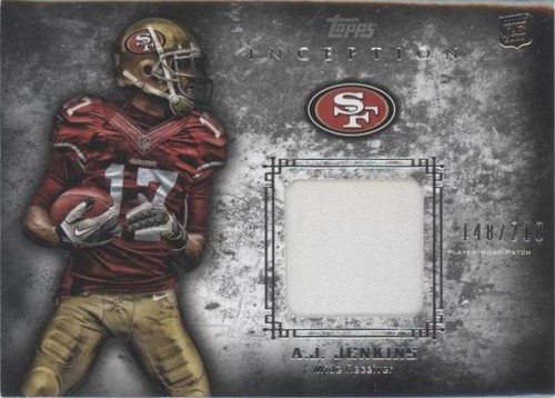 2012 Topps Inception A.J. Jenkins #RP-AJJ