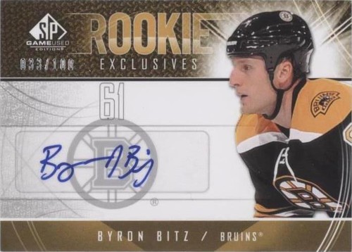 2009-10 SP Game Used Edition - Byron Bitz #RE-BB