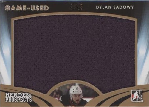2015-16 Leaf In the Game Heroes & Prospects - Dylan Sadowy #GU-10
