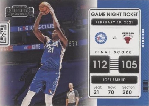2021-22 Panini Contenders - Joel Embiid #2