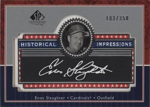 2003 SP Legendary Cuts - Enos Slaughter #L-ES