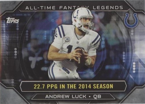 2015 Topps Andrew Luck #ATFL-AL
