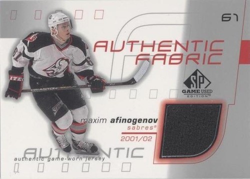 2001-02 SP Game Used Edition - Maxim Afinogenov #AF-MA