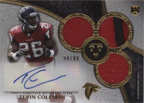 2015 Topps Triple Threads Tevin Coleman #126