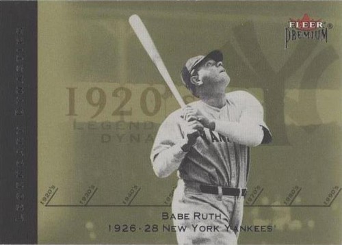 2002 Fleer Premium - Babe Ruth #4 LD