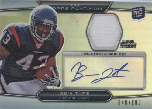 2010 Topps Platinum Ben Tate #ARP-BT