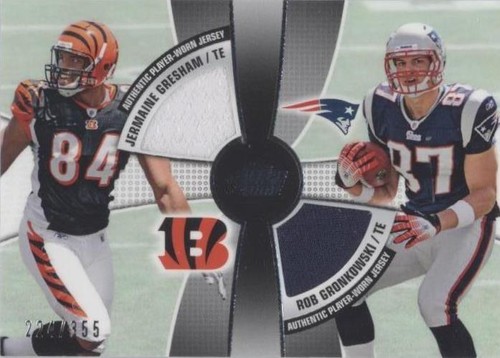 2010 Topps Prime Jermaine Gresham Rob Gronkowski #2QR-GG