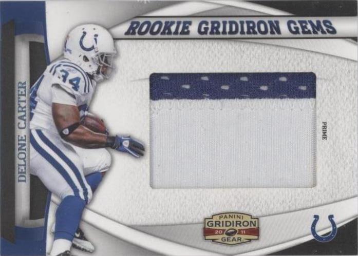 2011 Panini Gridiron Gear Delone Carter #25