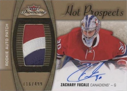 2015-16 Upper Deck Fleer Showcase - Zachary Fucale #186