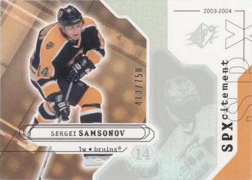 2003-04 SPx - Sergei Samsonov #154