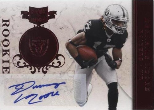 2011 Panini Plates & Patches Denarius Moore #127