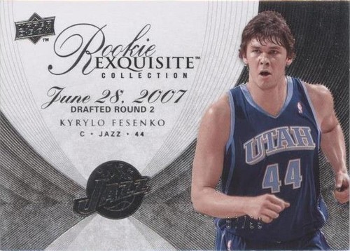 2007-08 Upper Deck Exquisite Collection - Kyrylo Fesenko #107