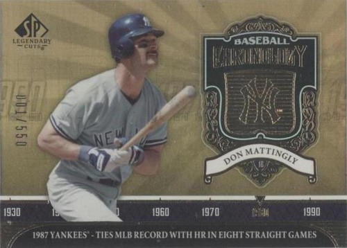 2006 SP Legendary Cuts - Don Mattingly #BC-DM